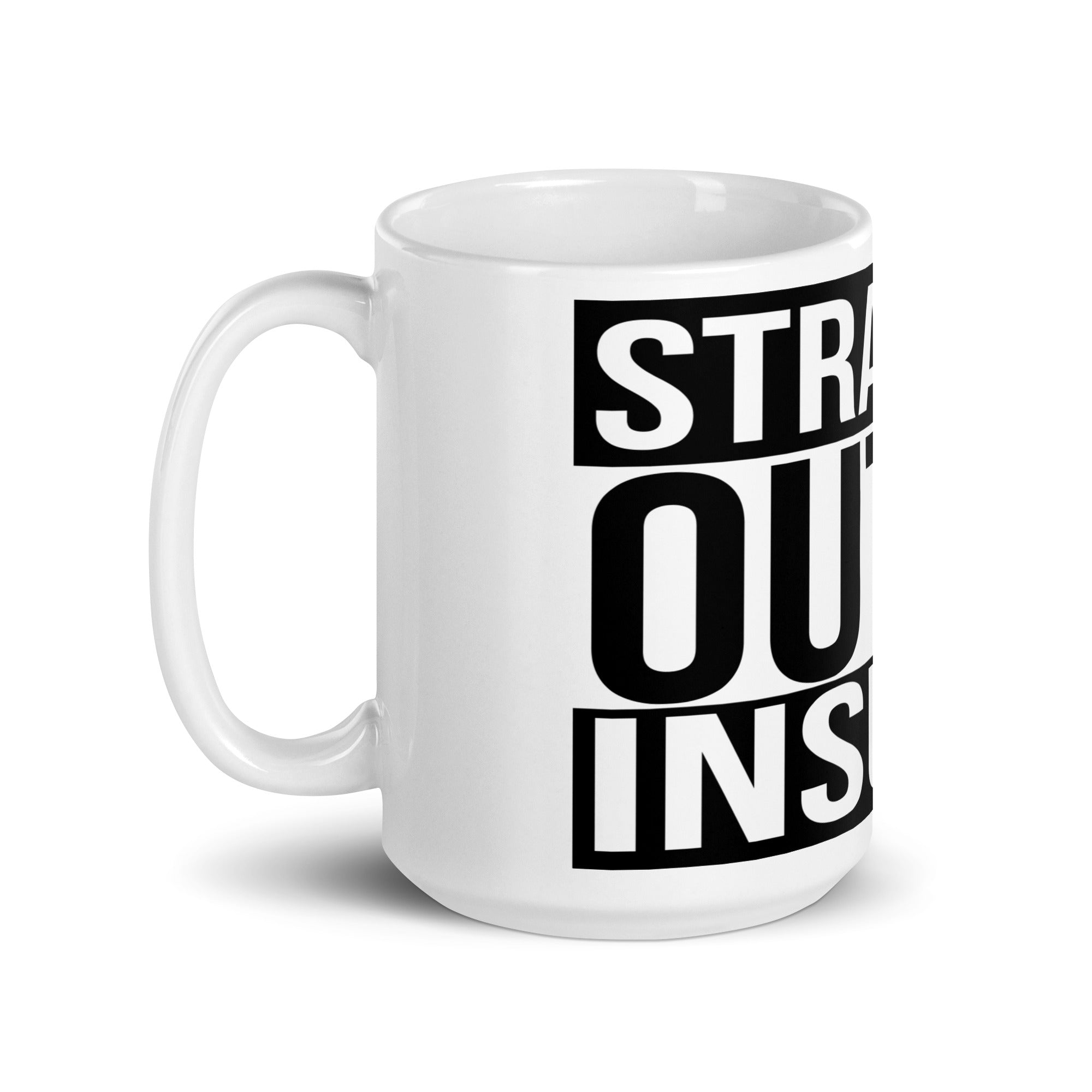 ExpressionMed Straight Outta Insulin White glossy mug