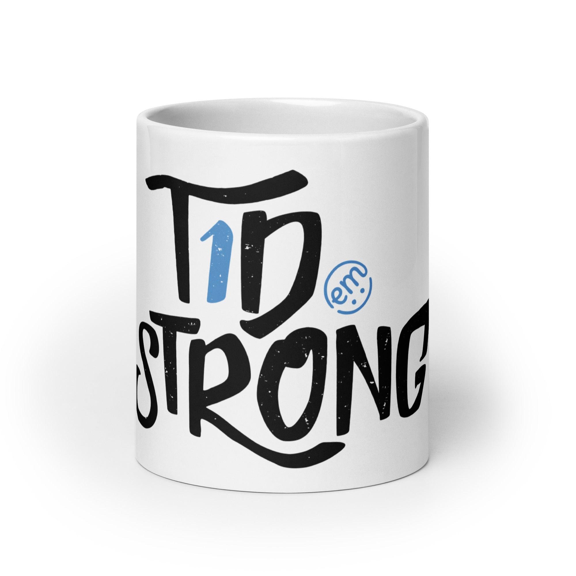 ExpressionMed T1D Strong White glossy mug