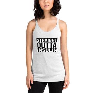 ExpressionMed Straight Outta Insulin Women's Racerback Tank Top