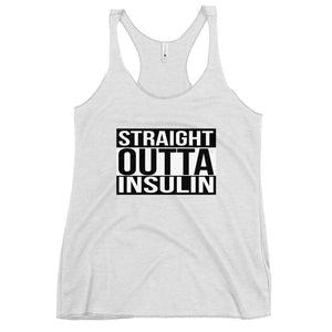 ExpressionMed Straight Outta Insulin Women's Racerback Tank Top