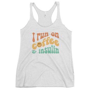 ExpressionMed Coffee and Insulin Women's Racerback Tank Top