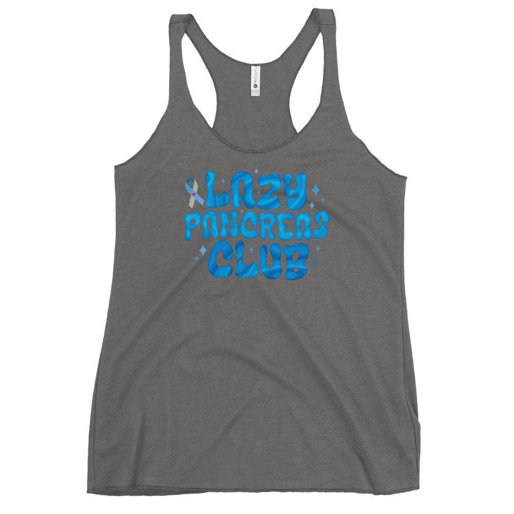 ExpressionMed Lazy Pancreas Club Women's Racerback Tank