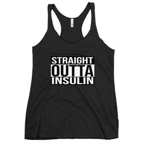 ExpressionMed Straight Outta Insulin Women's Racerback Tank Top