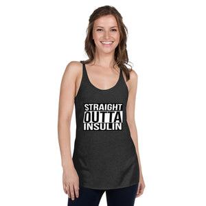 ExpressionMed Straight Outta Insulin Women's Racerback Tank Top