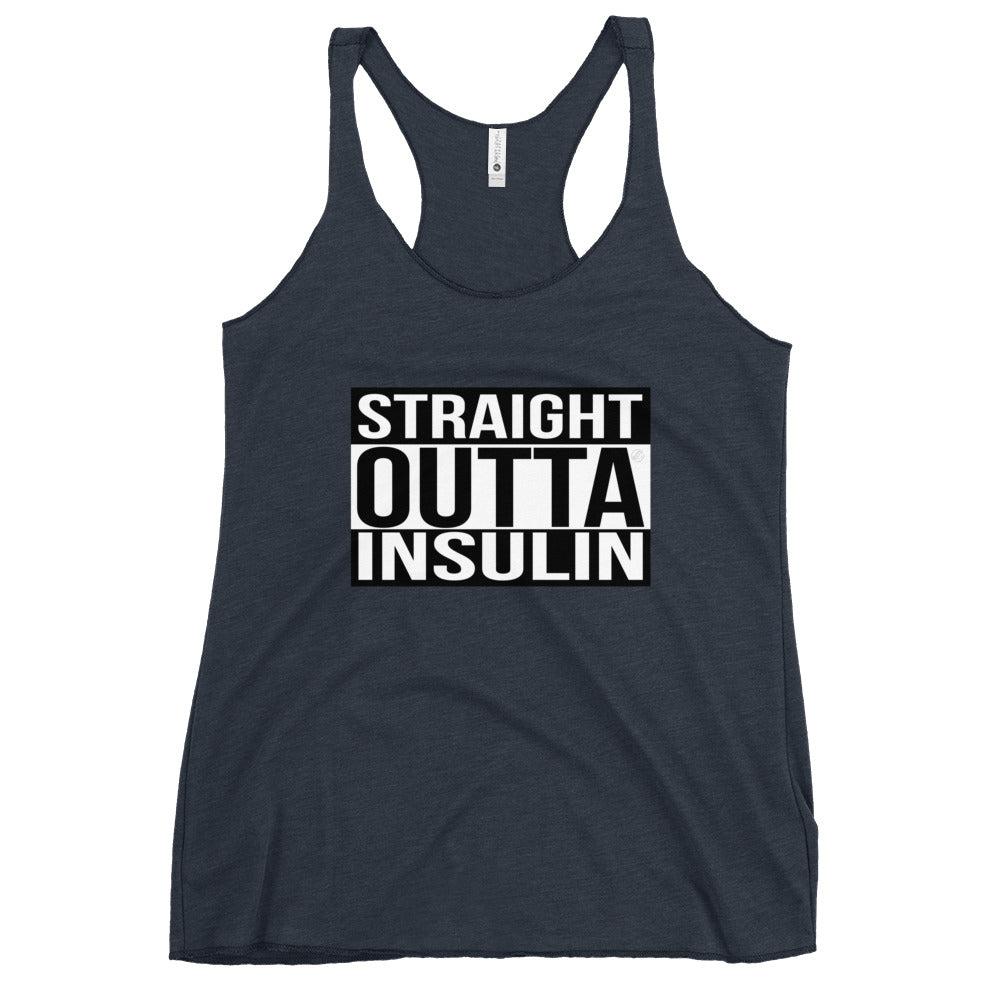 ExpressionMed Straight Outta Insulin Women's Racerback Tank Top