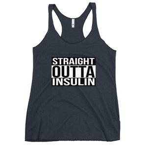 ExpressionMed Straight Outta Insulin Women's Racerback Tank Top