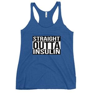 ExpressionMed Straight Outta Insulin Women's Racerback Tank Top