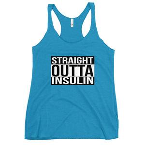 ExpressionMed Straight Outta Insulin Women's Racerback Tank Top