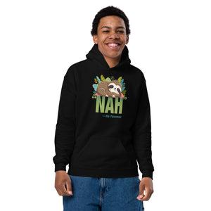 ExpressionMed NAH Sloth Youth heavy blend hoodie