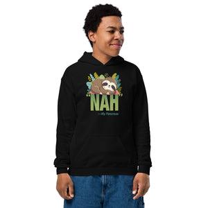 ExpressionMed NAH Sloth Youth heavy blend hoodie