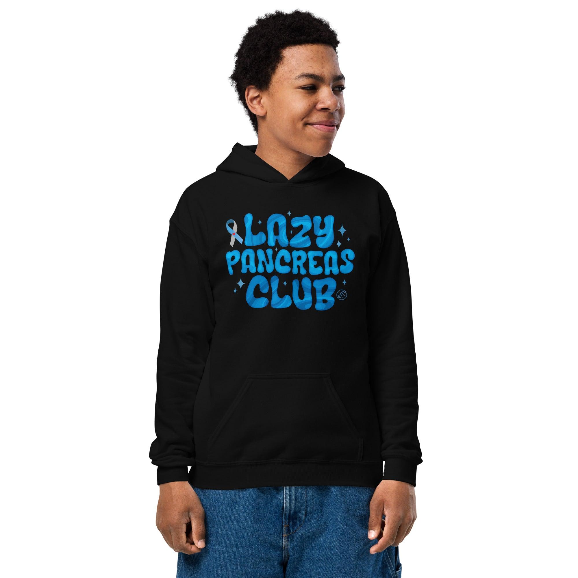 ExpressionMed Lazy Pancreas Club Youth heavy blend hoodie