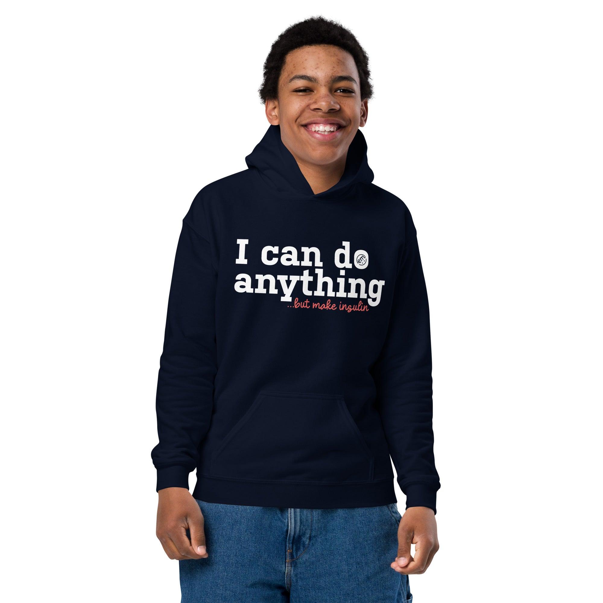 ExpressionMed Anything But Insulin Youth heavy blend hoodie