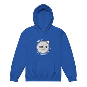 ExpressionMed High, I'm the Problem Youth Heavy Blend Hoodie Innovative design featuring CGM symbol and Taylor Swift lyric fusion