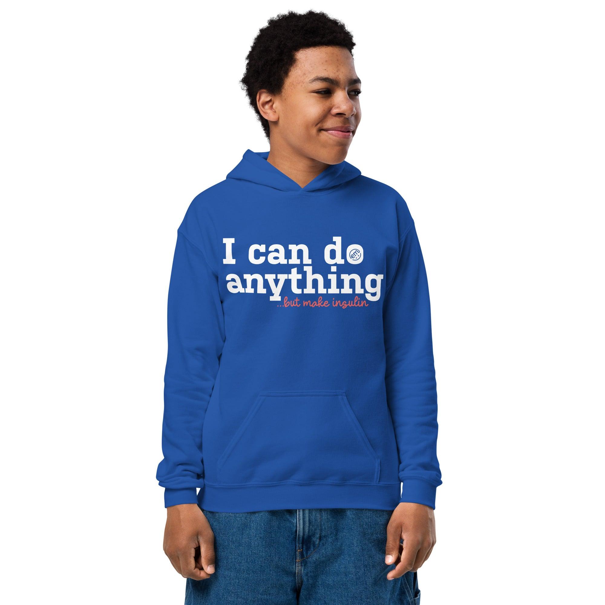 ExpressionMed Anything But Insulin Youth heavy blend hoodie