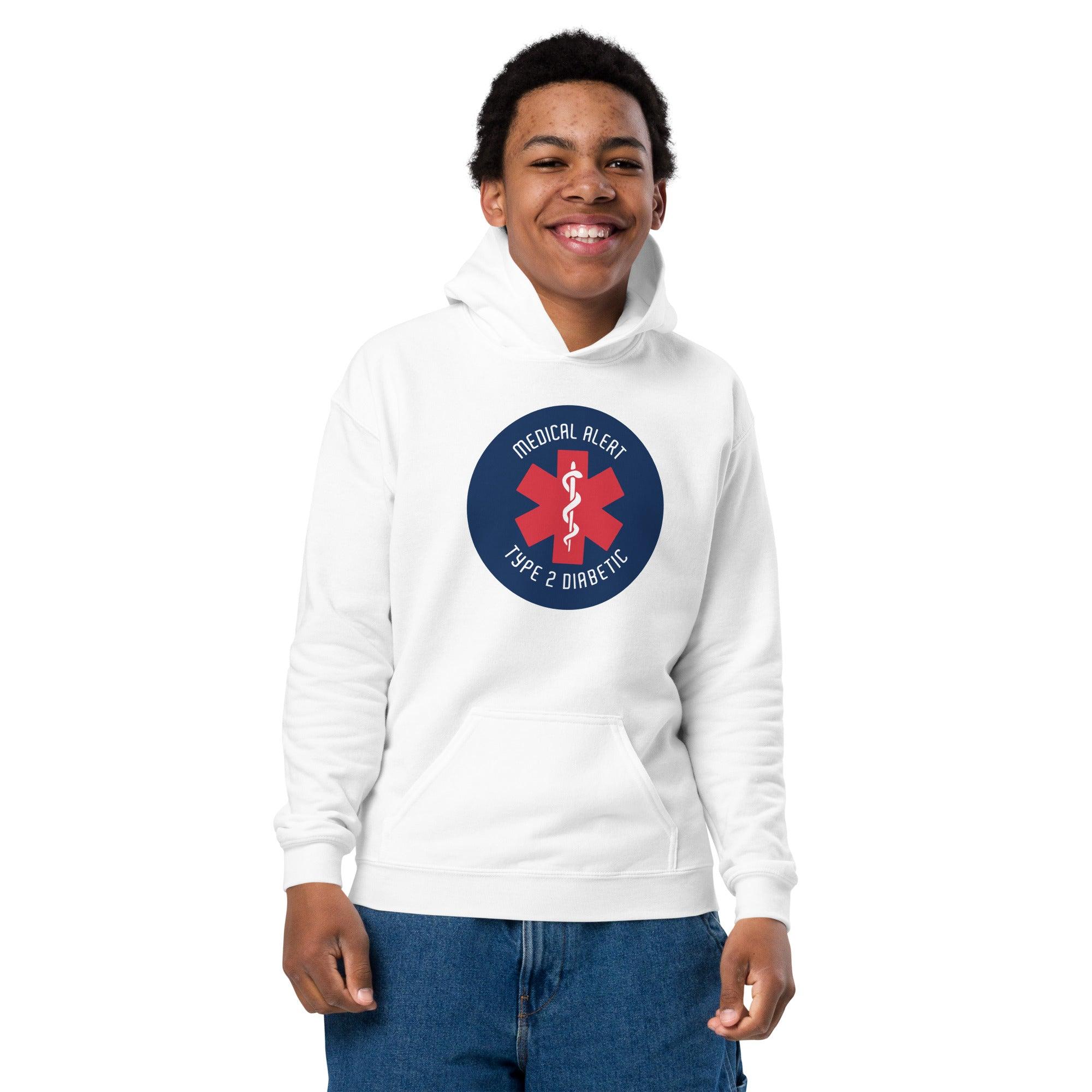 ExpressionMed Type 2 Diabetic Alert Youth heavy blend hoodie