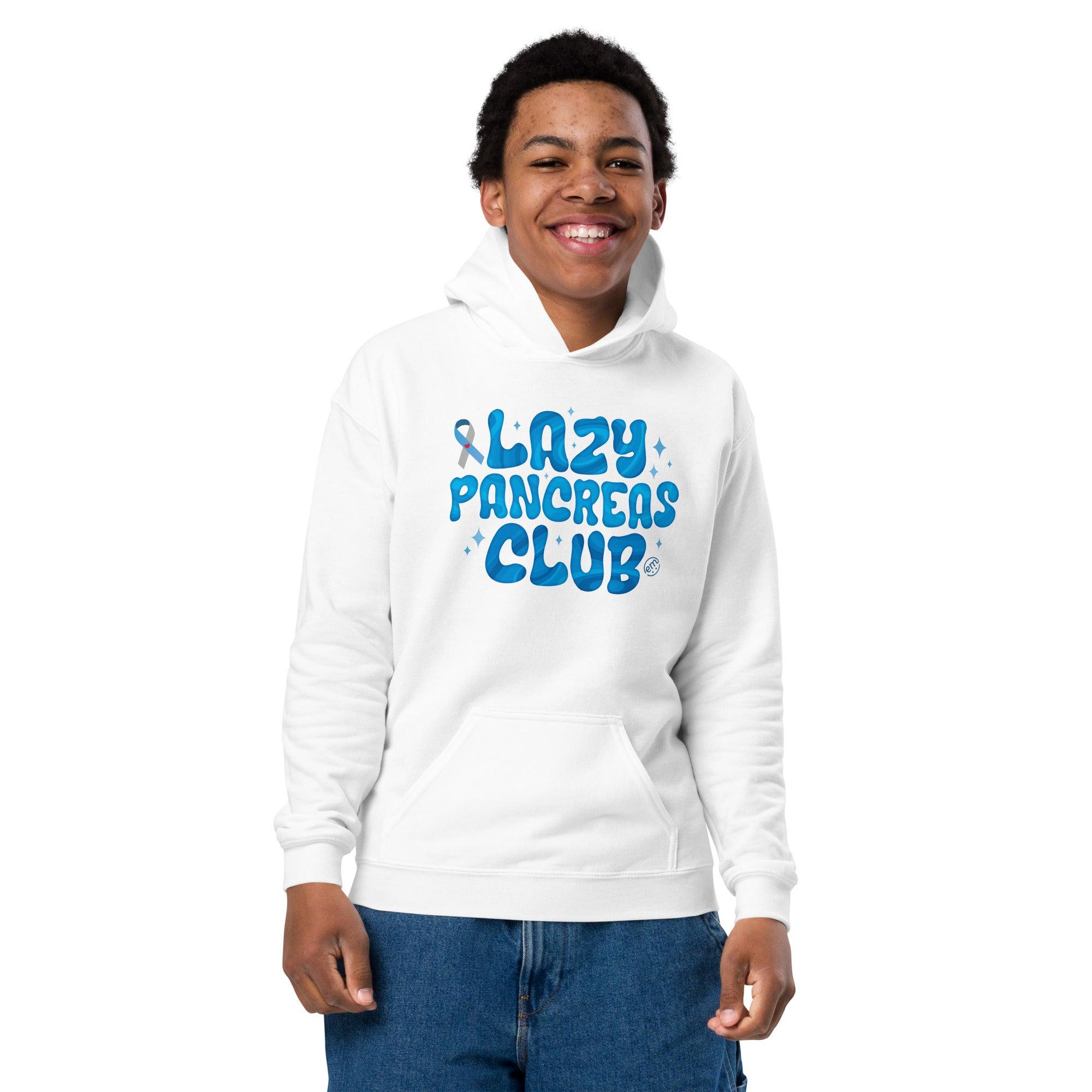 ExpressionMed Lazy Pancreas Club Youth heavy blend hoodie