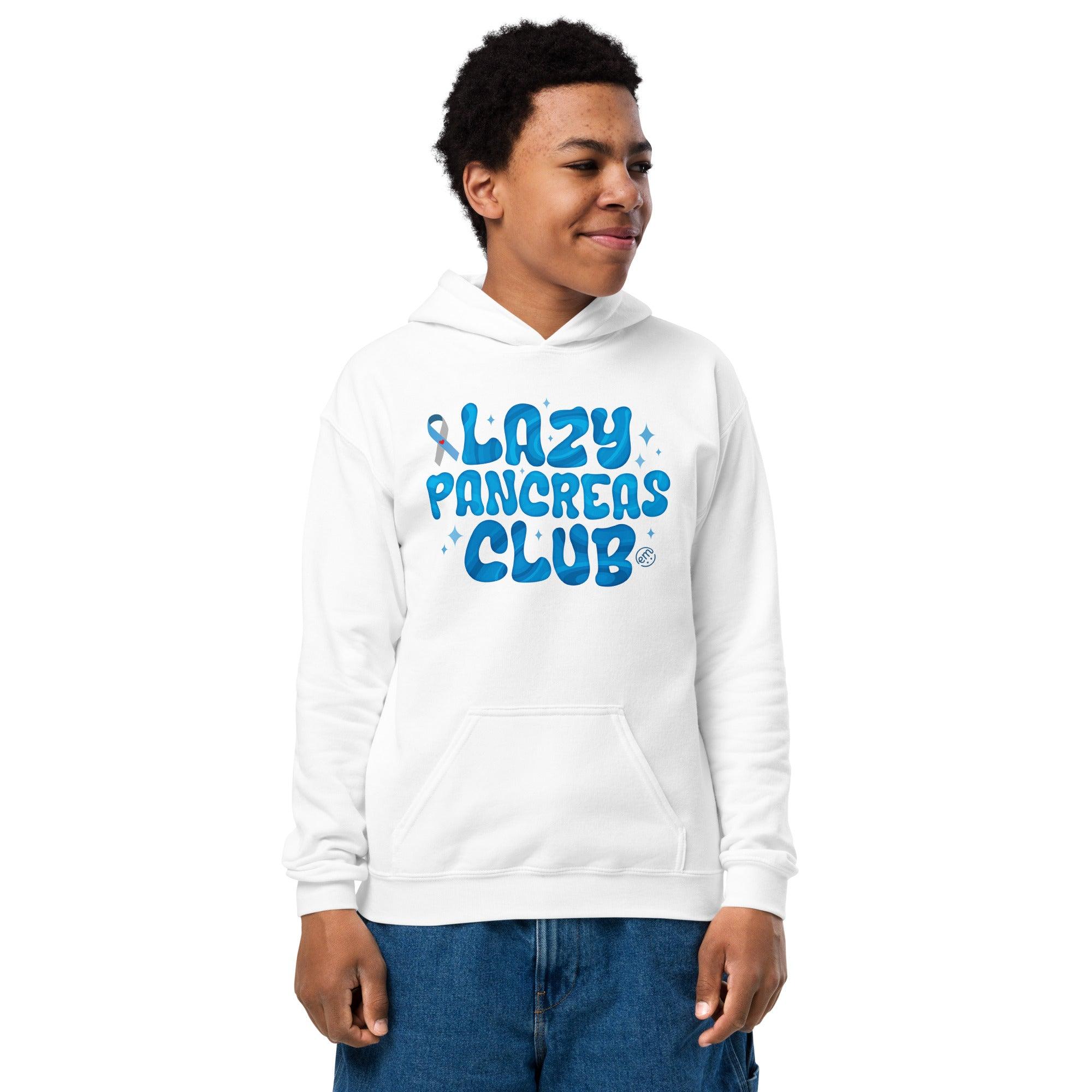 ExpressionMed Lazy Pancreas Club Youth heavy blend hoodie