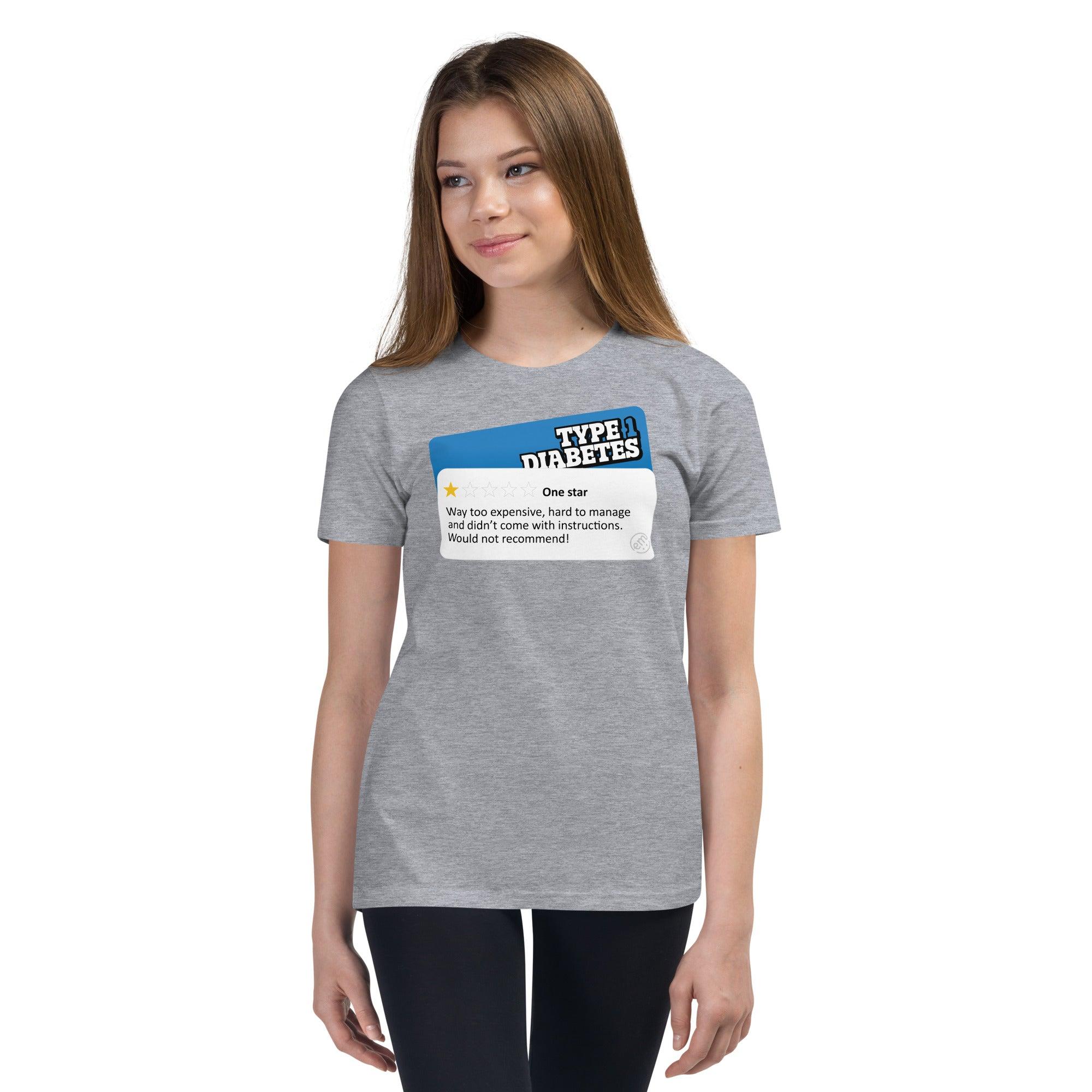 ExpressionMed Type 1 -1 Star Review Youth Short Sleeve T-Shirt