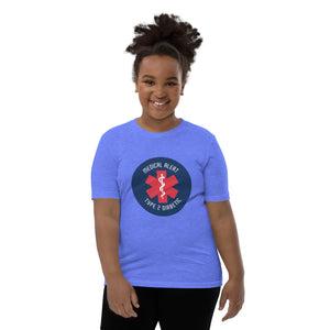 ExpressionMed Type 2 Diabetic Alert Youth Short Sleeve T-Shirt