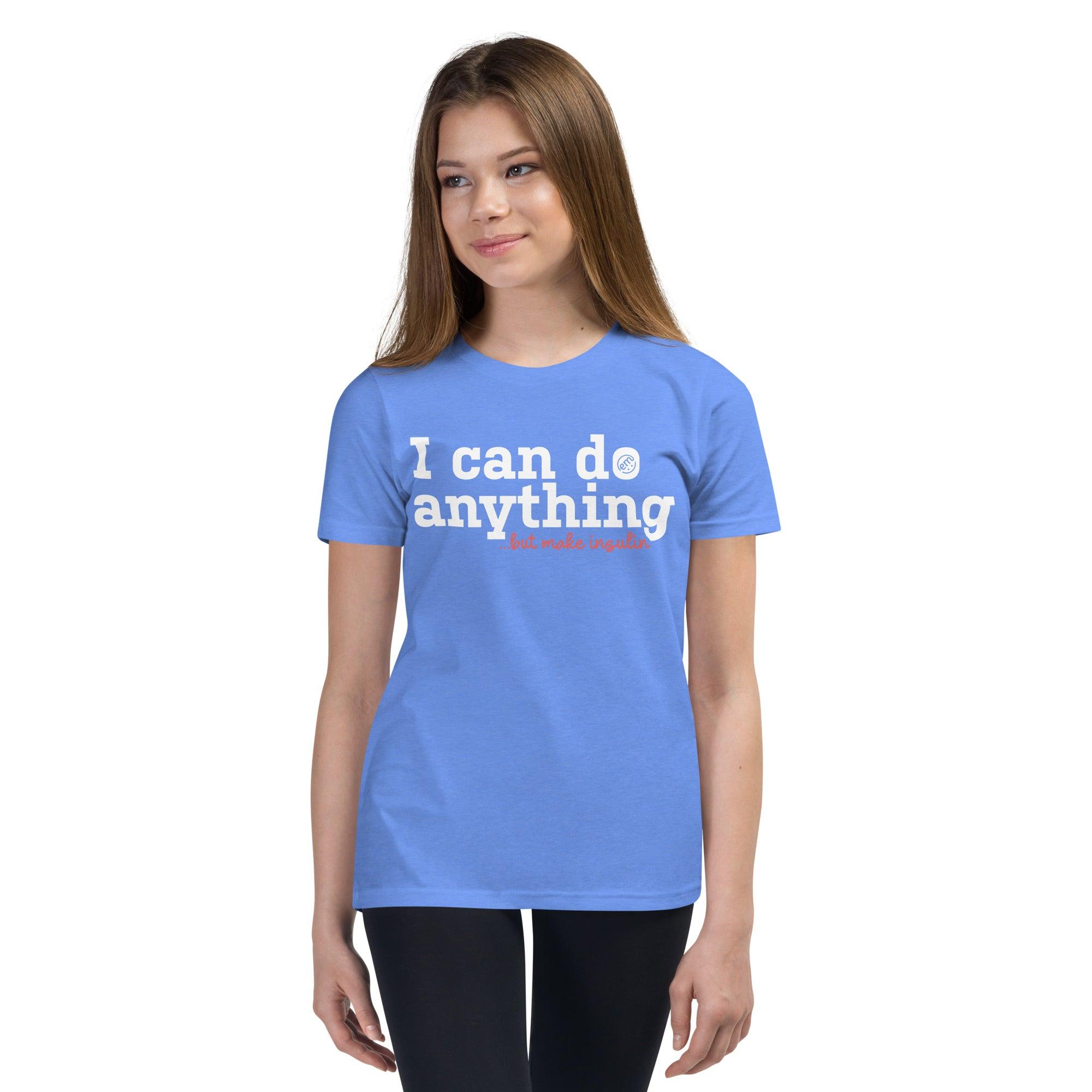 ExpressionMed Anything But Insulin Youth Short Sleeve T-Shirt