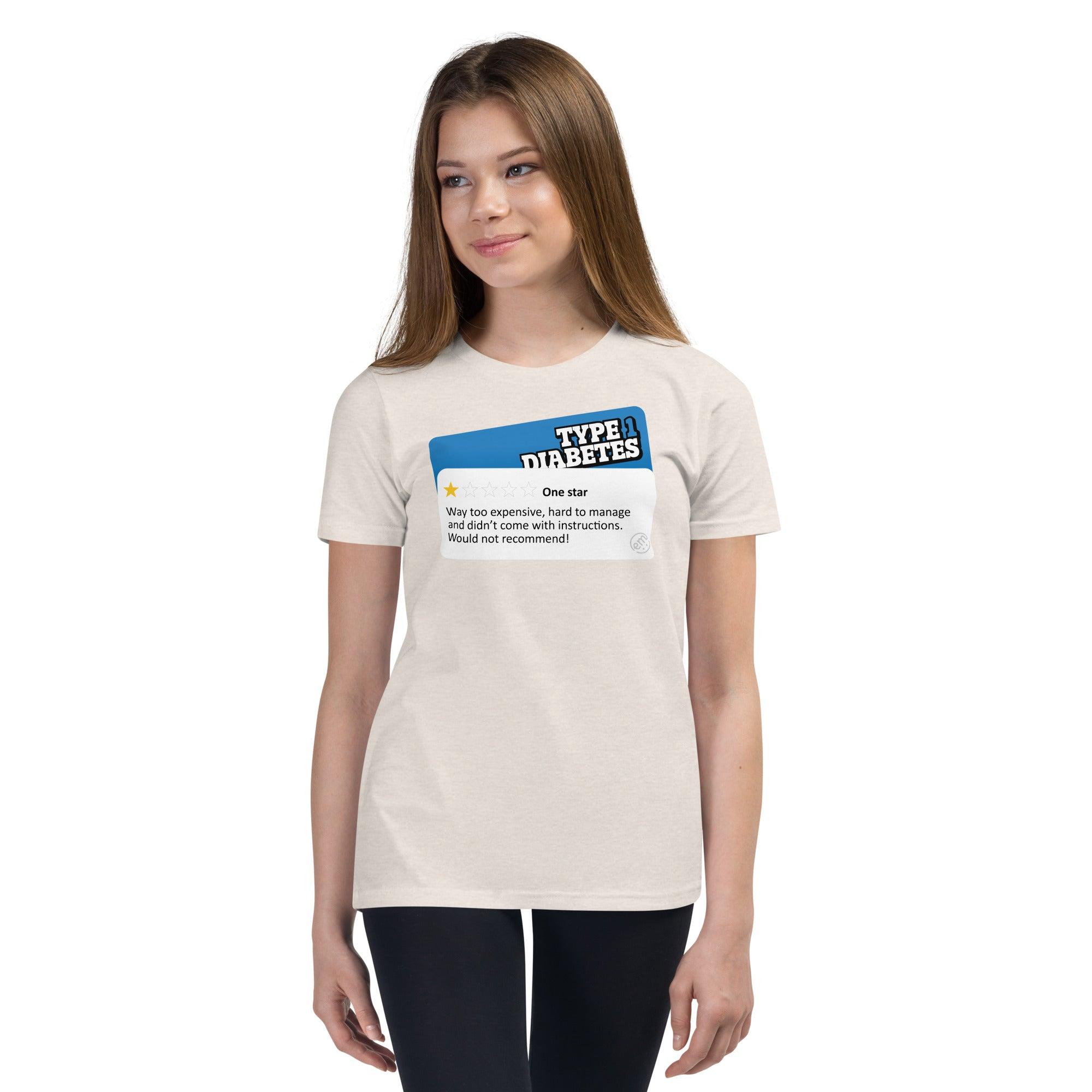 ExpressionMed Type 1 -1 Star Review Youth Short Sleeve T-Shirt